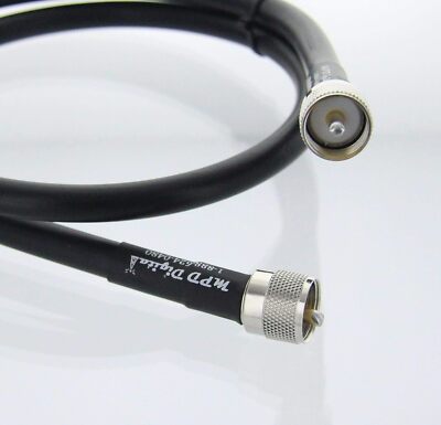 MPD Digital I MPD-400 I Coax Cable with PL259 UHF Male Connectors (30-125 FT)