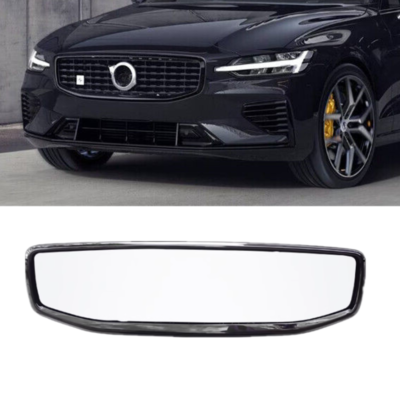 Black ABS Front Grille Grill Insert Ring Cover Trim For Volvo S60