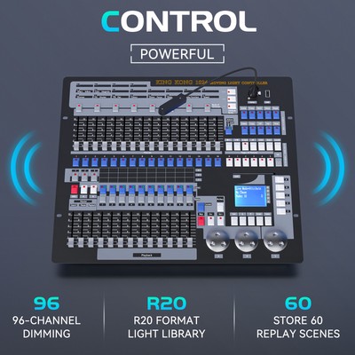 DMX512 1024CH Controller Control Console For Stage Lighting Transmitter Receiver
