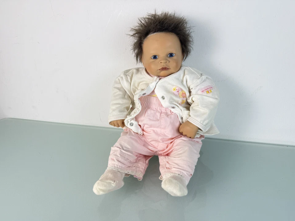 Künstlerpuppe Puppe Rolanda Heimer Vinyl Puppe 45 cm. Top Zustand 