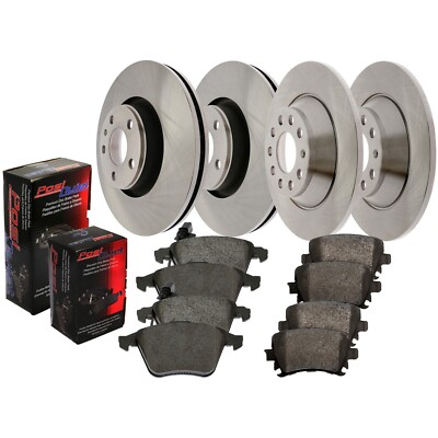 For 2003-2005 GMC Safari RWD 4 Wheel Disc Brake Kit Front and Rear Centric 2004