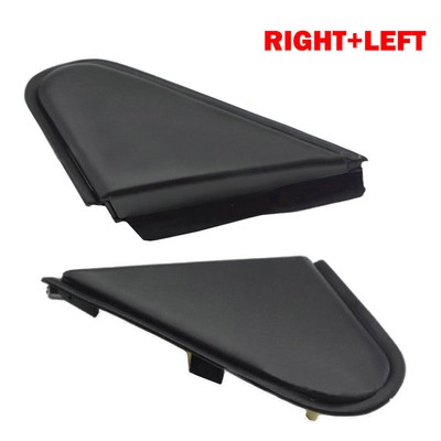 Pair Side Rearview Triangle Molding Cover For 08-15 Mitsubishi Lancer Evolution