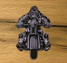 GORILLA Biker Aufkleber Motorrad Sticker Custom Umbau Chopper V2 Kult Retro #927