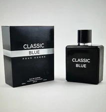 CLASSIC BLUE Men's Designer EDT Cologne 3.4 oz Spray by MIRAGE BRANDS