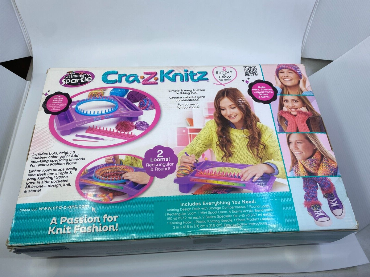 CRA-Z-Knitz Knitting Station Neon Deluxe | eBay
