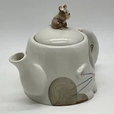 Takahashi San Francisco Cat And Mouse Teapot Vintage-Rare