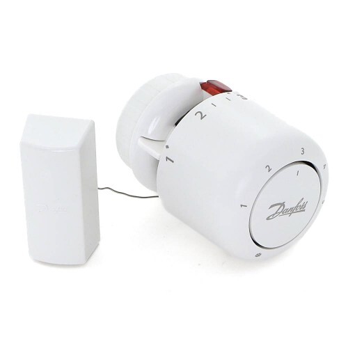 Tête thermostatique Aero pour corps Danfoss RA, technologie gaz, sonde déportée 015G4592 DANFOSS