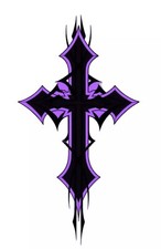 Gothic Cross Sticker Decal