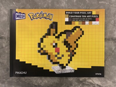 Pokemon MEGA Bauset Pikachu Pixel Art Nur Bauanleitung