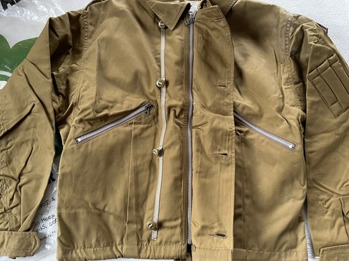 Vintage Dead Stock A BATHING APE 90s Military Oils Cotton Jacket - Picture 9 of 19