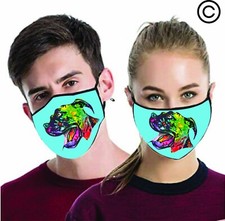 Dog FACE MASK Cover your face couples matching face masks - face mask  2 pcs 