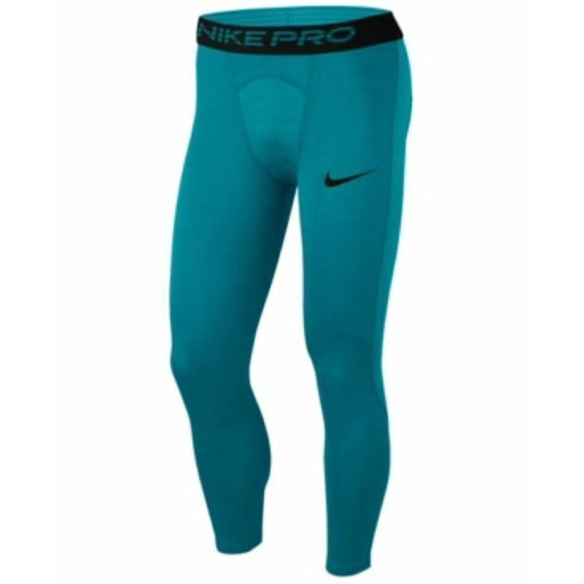 NIKE Pro 3/4 Training Tights sz 2XL XX-Large Bright Spruce Teal Compression