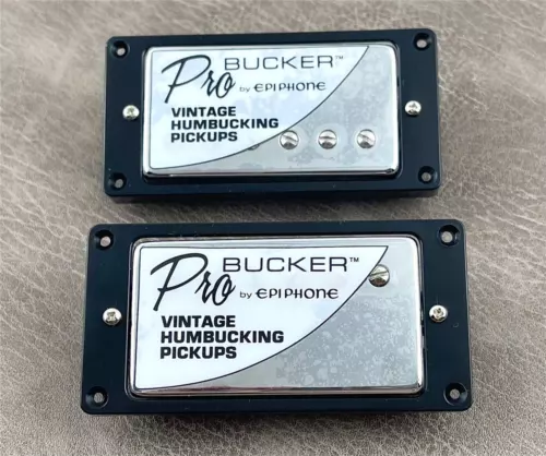 Epiphone ProBucker Chrome Vintage Humbucker Pickup Set LP&SG 5 Wire Korea OEM