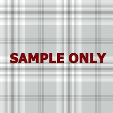 Image of Catherine Lansfield Designer Tartan Kelso Check Heavyweight Wallpaper Grey 