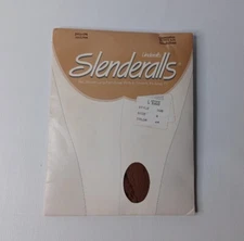 Vintage Slenderalls Control Top Pantyhose Queen Size Suntan