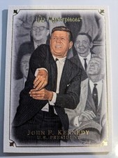 2007 Upper Deck Masterpieces Baseball #47 John F. Kennedy