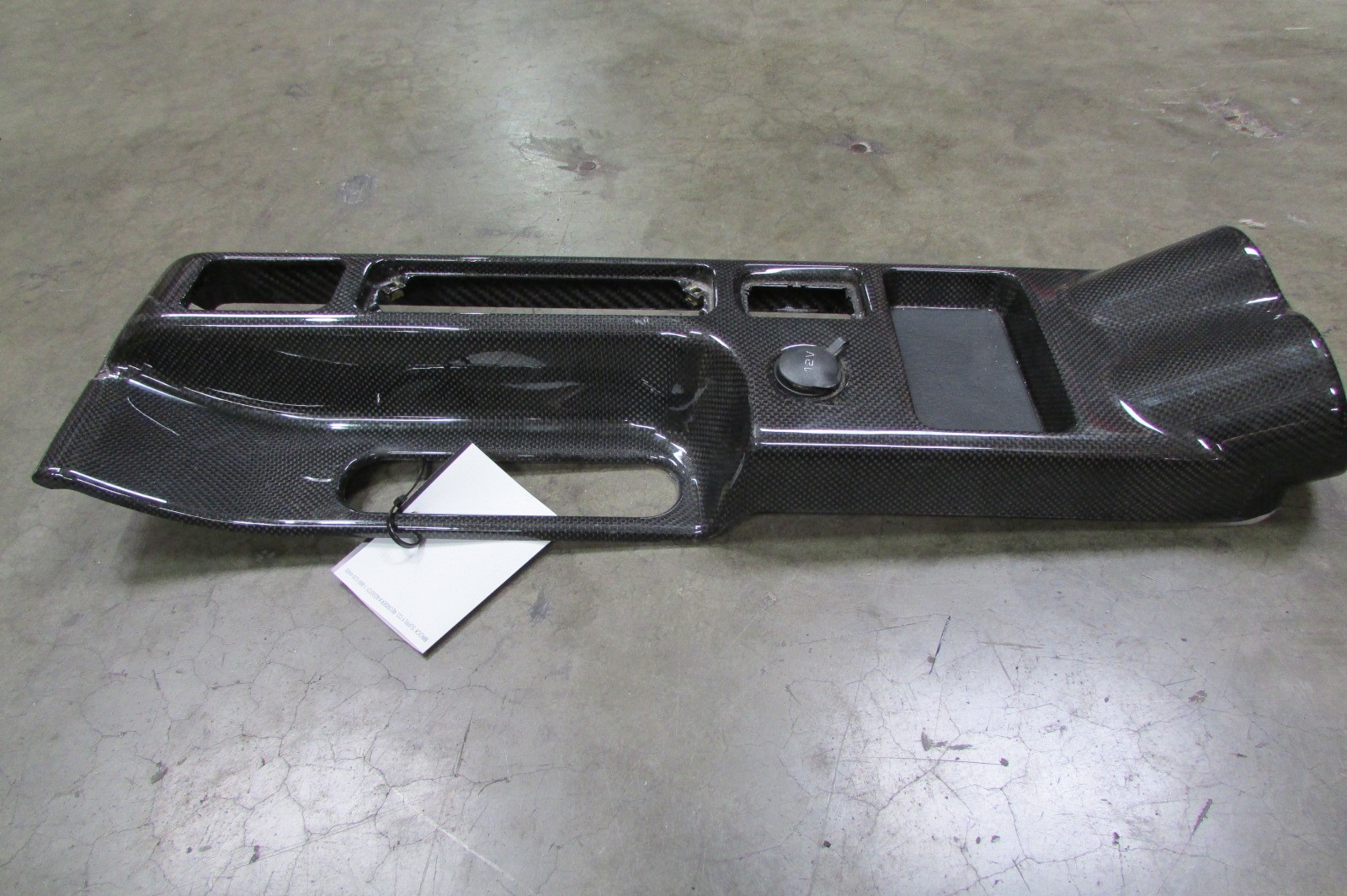 Maserati Gransport, Carbon Fiber Center Console, Used, P/N 68326200