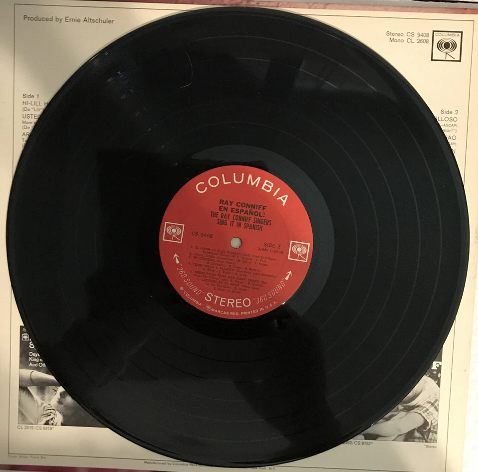 Ray Conniff En Espanol! Vinyl Album 1967 - Image 4 of 4