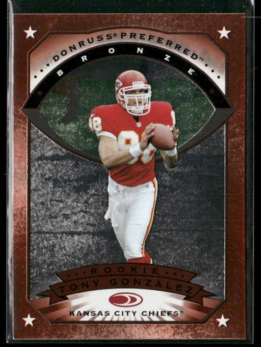 Tony Gonzalez 1997 Donruss Preferred #102 - Kansas City Chiefs - Bild 1 von 2