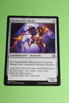 MTG Aether Revolt 1x   Nachtmarkt Wache Common