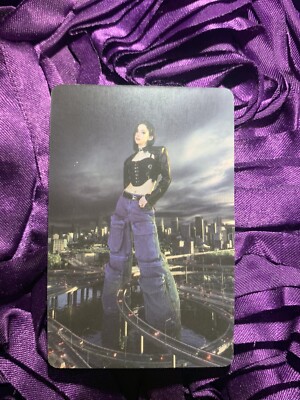 Karina AESPA Night City K POP Idol Photo Card Blue Knight