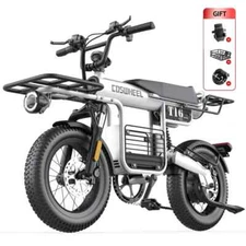 Electric Bike Coswheel  T16, 16" 1000W Peak  Speed 28mph 48V20AH, NFC 7 Speed