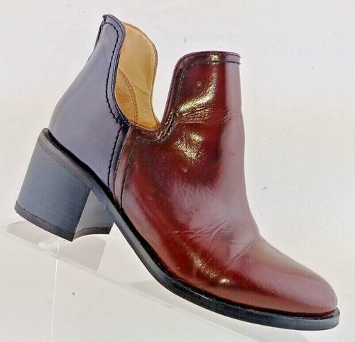 Zara Trafaluc red black patent leather 