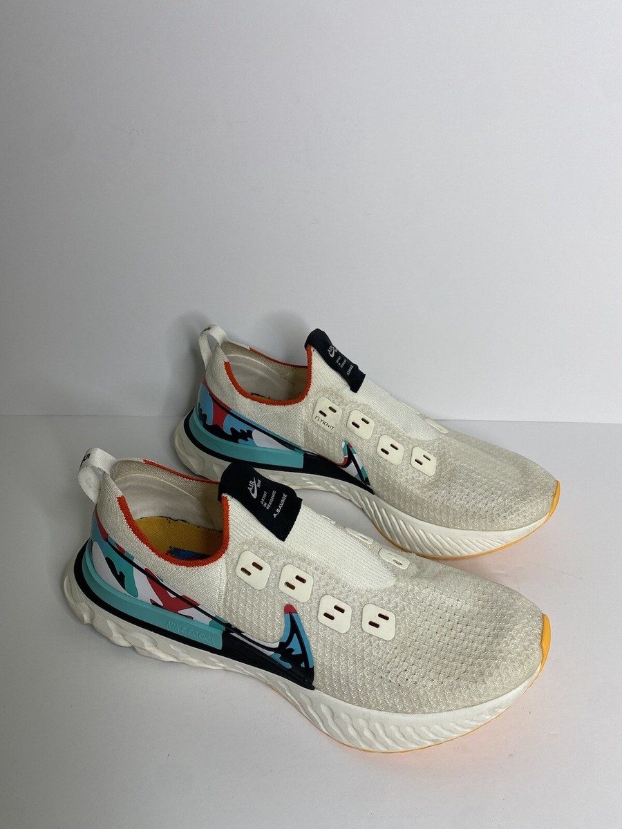 Nike Infinity React Artist In Residence Size 14 Off White  Multi-Color