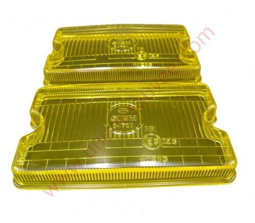 Vitre SIEM jaune 14710 longue portée Peugeot 205 pour remplacer un phare cassé