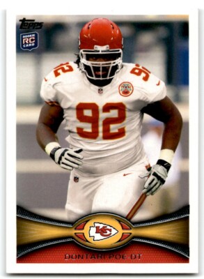 2012 TOPPS DONTARI POE RC KANSAS CITY CHIEFS #285