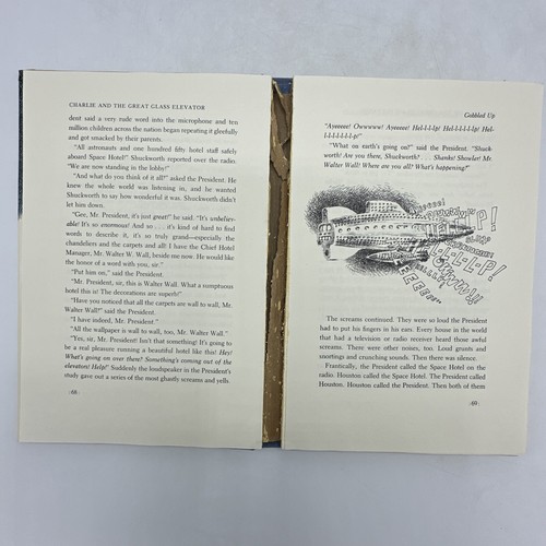 Charlie and the Chocolate Factory & Charlie and the Great Glass Elevator Books - Picture 14 of 19