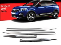 TüRleisten SeitentüRleisten FüR Peugeot 3008 Edelstahl Seitenschutz 2016-2023