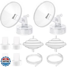 30mm Flange Pump Parts Compatible Spectra S1 S2 9 Breast Pumps Replacement,Fu