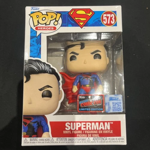 NYCC 2025 'Official Sticker' Funko Pop! DC Kingdom Come SUPERMAN -in hand