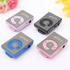 MP3 MINI LETTORE MUSIC SPECCHIO CLIP COLORE BAINCO BLU NERO SPORT MICRO SD vf