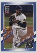 2021 Topps UK Edition Blue 18/75 Devin Williams #205 0it8