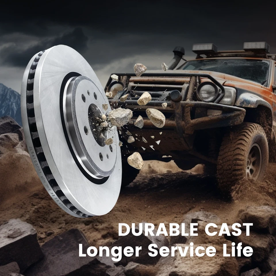 Front Brake Rotors for 2014 - 2018 FORD SPECIAL SERVICE POLICE SEDAN - Изображение 4 из 4