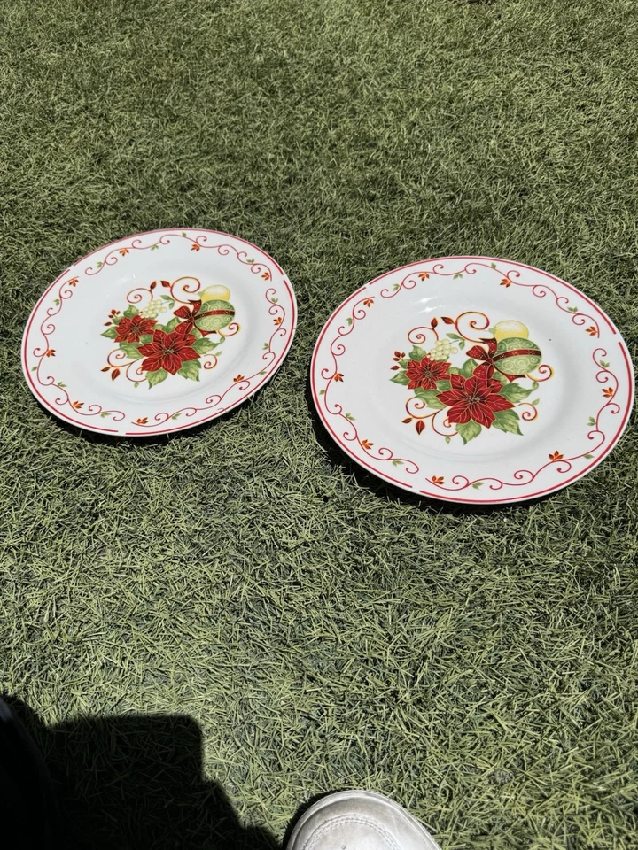 Lote de 10 platos y cuencos Navidad/primavera sin marca Foto 2 de 4