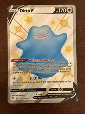 Pokémon TCG Ditto V Shining Fates SV118/SV122 Holo Shiny Holo Rare