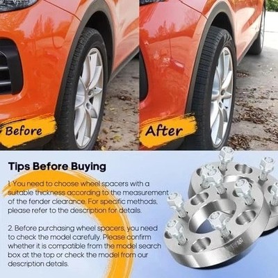 Compatible 2 Wheel Spacers Adapters 5x4.5 to 5x4.75 �C Enhance Vehicle Stability