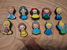 Disney Princess themed Shoe Charms for Crocs 10 pieces set