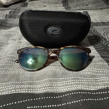 COSTA DEL MAR Tortoise/Green Mirror ISLA Polarized 580G Sunglasses READ