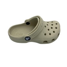 Crocs Classic Clog Shoes Kids Size C9 Beige Cream Slip On Sandals Comfort