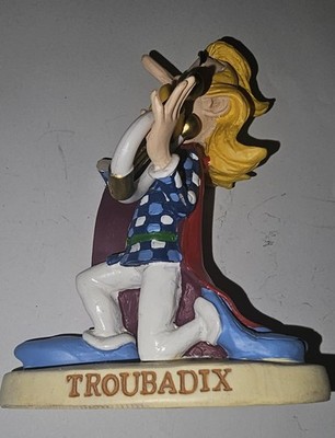 PLASTOY Figur, TROUBADI ,  Asterix & Obelix Retro 2002 Albert René Sammlerstück 
