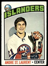 1976-77 O-Pee-Chee Andre St. Laurent New York Islanders #29