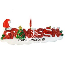 Grandson Personalized Christmas Tree Ornament