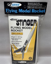 Vintage Estes Stinger Flying Model Rocket Kit - #1905 Damon Company 