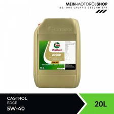 Castrol Edge 5W-40 VW 505 Renault Opel MB 229 Ford Motoröl 20 Liter