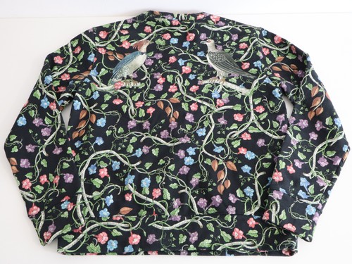 Sudadera Gucci Para Hombre Floral Pájaro Hecha en Italia Para Hombre Grande - Imagen 11 de 11