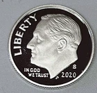 2020 S Silver Proof Roosevelt Dime 10C .999 Fine 99.9%